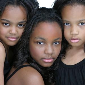 China Anne McClain (The Gospel) with her sisters, Sierra (middle) & Lauryn (right). Visit them at 3mcclaingirls.com, coming soon.