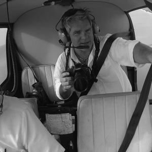 DirectorDP John Scoular grabbing aerials for Artificial Reef Documentary