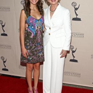 Lexi  preemmy party with Florence Henderson
