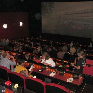 The theater begins to fill for the 8122010 premiere private screening of Daytona Dream Level Five Motorsports owner and lead driver Scott Tucker threw one of the best parties Ive ever been to  and Ive been to A LOT of parties Thanks Scott!