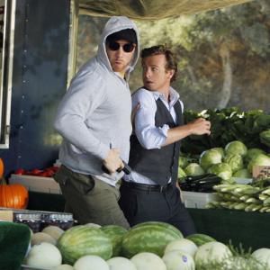 Adam Dunnells and Simon Baker in The Mentalist Ep Ball of Fire