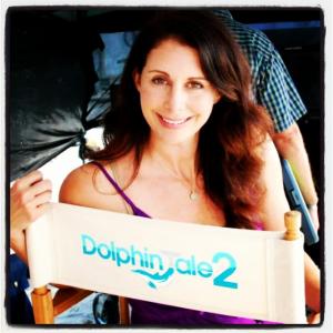 On set of Dolphin Tale 2