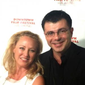 With Virginia Madsen at the Downtown Film Festival of Los Angeles for Doradus