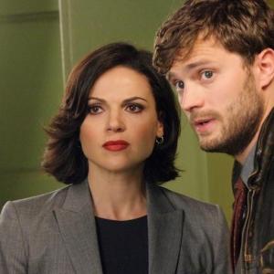 Still of Lana Parrilla and Jamie Dornan in Once Upon a Time 2011