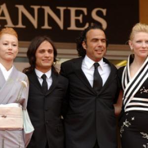 Cate Blanchett Gael Garca Bernal Alejandro Gonzlez Irritu and Rinko Kikuchi at event of Babelis 2006