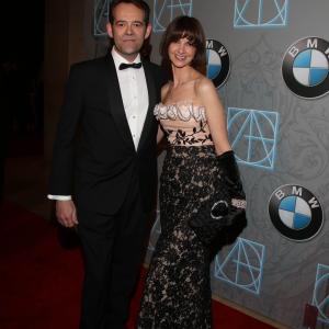 Giles Masters and Mia Christou attend the Art Directors Guild Awards, 2013, at The Beverly Hilton Hotel, Beverly Hills, CA.