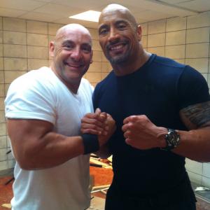 Me and the Rock on sweet of Fast 6.