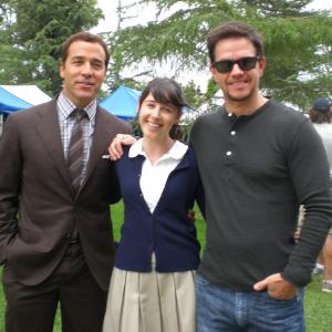 Cassidy Lehrman with Jeremy Piven and Mark Wahlberg