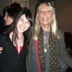 Cassidy Lehrman with Joni Mitchell at the Premiere of A Single Woman