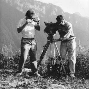 Shooting my first 3D production  in Switzerland in 1990!