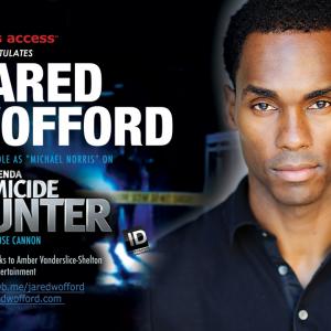 Promotional card for appearance as Michael Norris on Ep 506 of Homicide Hunter Lt Joe Kenda