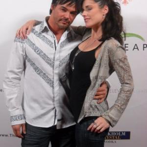 ***EXCLUSIVE COVERAGE*** Actor Chris Winters and actress Danielle Petty attend Season Finale Screening Of 