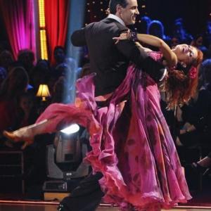 Still of Kurt Warner and Anna Trebunskaya in Dancing with the Stars 2005