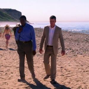 Still of Carl Lumbly and Kevin Weisman in Alias (2001)