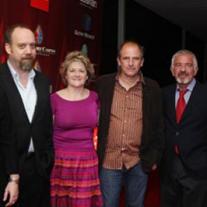 Bonnie Arnold, Helen Du Toit, Paul Giamatti, Carl Spence and Darryl Macdonald at event of The Last Station (2009)