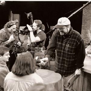 Steven Jon Whritner and film crew (Jerry Stein & Paul Koestner) on the set of 
