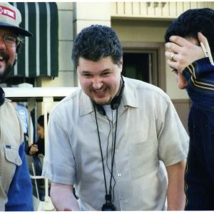 Director Steven Jon Whritner, producer Michael Buckley & line producer Jeff Waxman on the Paramount lot.