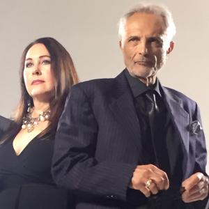 Suzanne Sumner Ferry and Robert Miano at Photoshoot for Sangre Negra (2015), directed by Frank Pinnock.