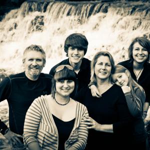 Our larger family as of January 2012l to r Kevin Alycia Jeremy Marcy Maggie Meghan