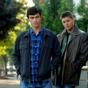 Still of Jensen Ackles and Matt Cohen in Supernatural 2005