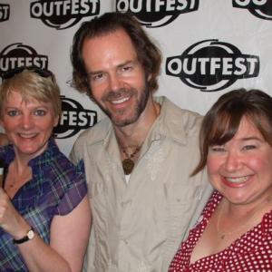 Alison Arngrim Derek Long and Kelly Keaton at OUTFEST LA July 2009 for MAKE THE YULETIDE GAY