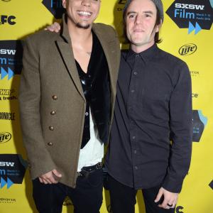 Michael Johnson and Evan Ross at event of All the Wilderness (2014)