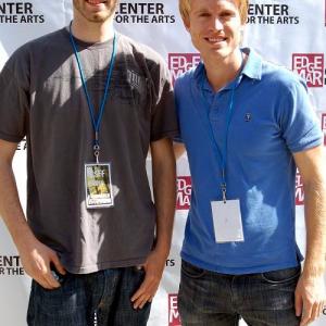 Nate Golon and Director Andre Welsh at the 2010 Edgemar Short Film Festival in Santa Monica, CA