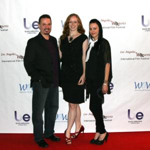 Pete Garlock, Gwydhar Gebien, and Amy Karen at the LA Women's Film Festival screening of 