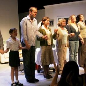 Paris with cast of Brutality of Fact taking closing night bows