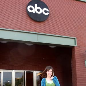 Paris coming out of ABC building after her network test for series regular role for the Untitled Ricky Blitt Project
