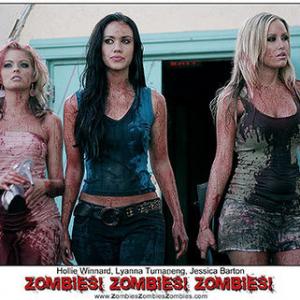 Hollie Winnard Lyanna Tumaneng and Jessica Barton in Zombies! Zombies! Zombies! 2008