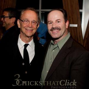 Opening night with my director Joel Grey for the show On Borrowed Time at Two River Theater Red Bank NJ