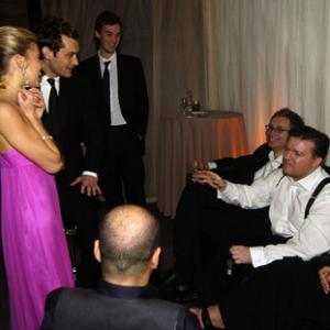 Jude Law Ricky Gervais and Sienna Miller