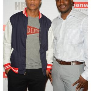 Cory Hardrict and RickyHorneJr at the 2013 HBOBET Urbanworld Film Festival in NYC