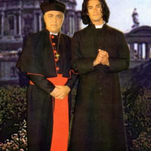 As Cardinal Hernandez in Kingdoms of Grace, with Andres Londono as Father Thomas Stone