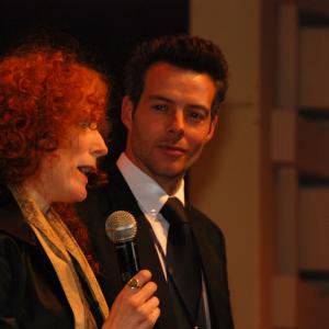 Receiving the Independent Spirit Award for The Papyrus at The Monaco International Film Festival