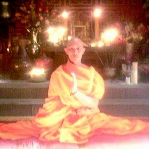 Lipton ice green tea Buddhist monk