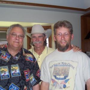 Joel Fein Buck Taylor and Ken Spurgeon during recording for Bloody Dawn The Lawrence Massacre 2007