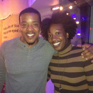 M.Hyman and Russell Hornsby of NBC's Grimm at the August Wilson Cycle Celebration