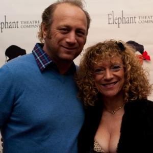With Scott Krinsky (Chuck's Jeff Barnes) at Elephant Theatre Company's 2013 Season Launch Gala
