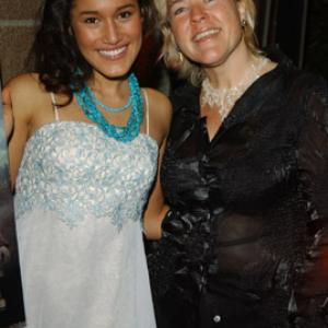 Sarah Green and Q'orianka Kilcher at event of The New World (2005)