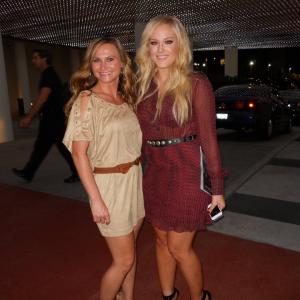 Marta Cena and Lacey Schwimmer from Dancing With The Stars at the Its So LA release party The W Hotel in Hollywood