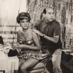 Pari Leventi and Thanasis Vengos in the Film O Vassilias tis Gafas, 1962