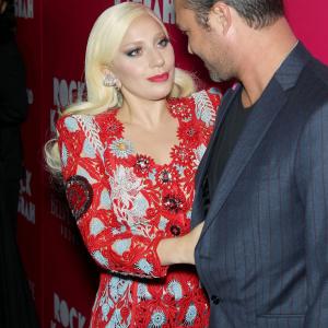 Taylor Kinney and Lady Gaga at event of Rock the Kasbah (2015)