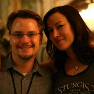 Me and Jennifer Tilly on the set of House of Cards  Poker