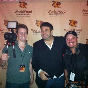 Me and Adam Richman at the World Food Championships