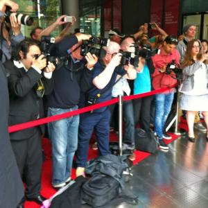Love Hate  Security the press attend the premiere