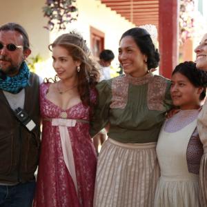 With Carmen Aub, Myriam Bravo, Juanita y Mónica Huarte filming Chiapas The Heart Of Coffee