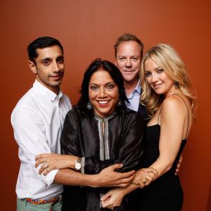 Kiefer Sutherland, Kate Hudson, Mira Nair and Riz Ahmed at event of The Reluctant Fundamentalist (2012)