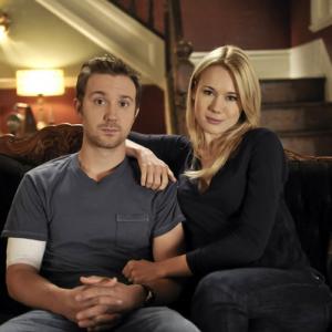 Still of Sam Huntington and Kristen Hager in Being Human 2011